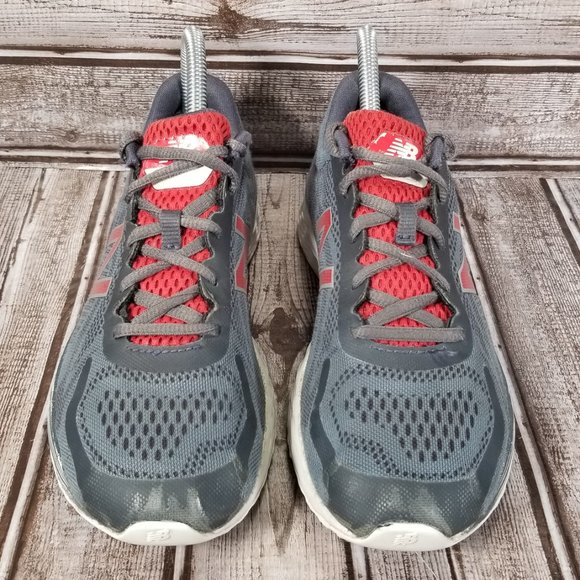 NEW BALANCE ARISHI Men's 5 Running Athletic Shoes Sneakers Gray Red - Picture 3 of 9